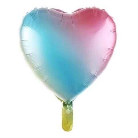 18 Inc Kalp Gokkusagi Renk Balon 9160 Min