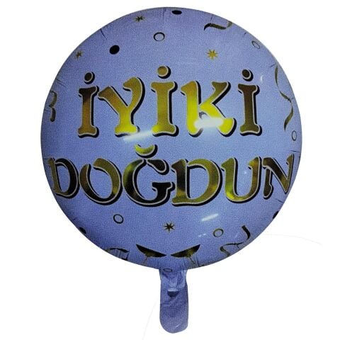18 Inc Yuvarlak Iyiki Dogdun Folyo Balon 7342 Min