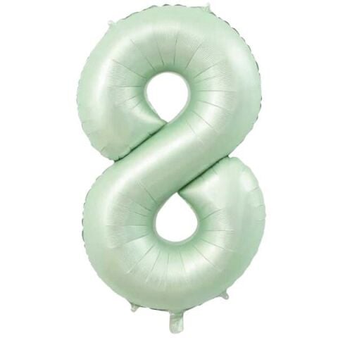 8 Rakam 34 Inc Retro Yesil Renk Balon 76 Cm 12342 Min