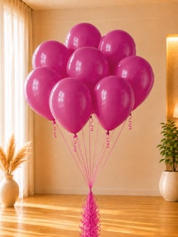 Fusya Balon 10lu 12 Duz Renk Balon