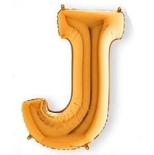 J Harf 34 Inc Gold Renk Balon 76 Cm 2873 Min
