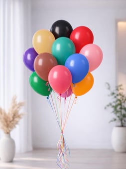 Karisik Renk Mini Balon 5 Inc 12 Cm