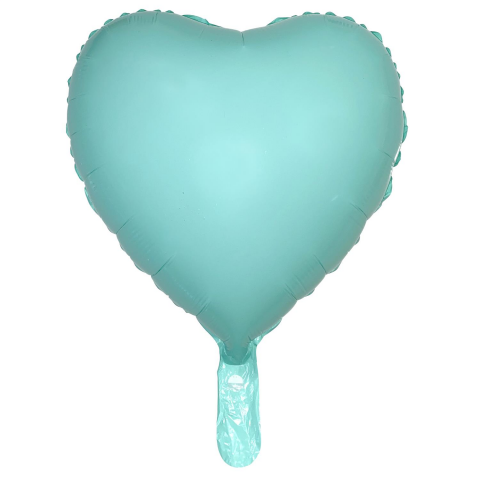 18 Inc Kalp Makaron Mavi Folyo Balon 10964 Min