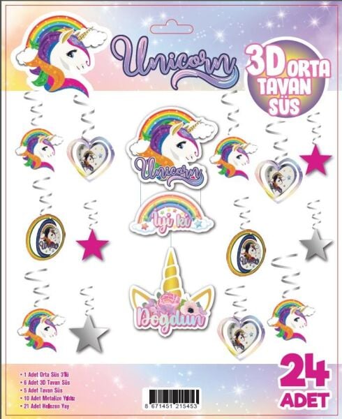 3d Tavan Sus 24 Lu Unicorn 342 Min