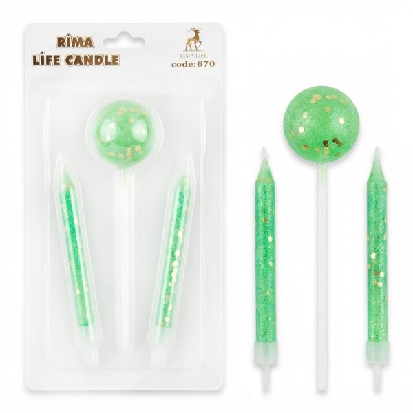 Mum Ithal 10 Cm No 670 Yesil 2519 Min