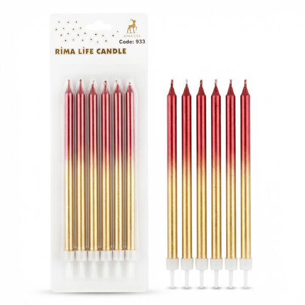 Mum Ithal 15 Cm No 933 Gold Kirmizi 2504 Min