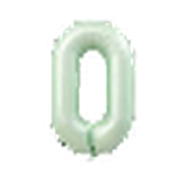 0  BALON FOLYO  RAKAM 34 INÇ RETRO YESIL