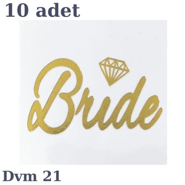 Dovme Bride Altin Elmas No 21 716 Min