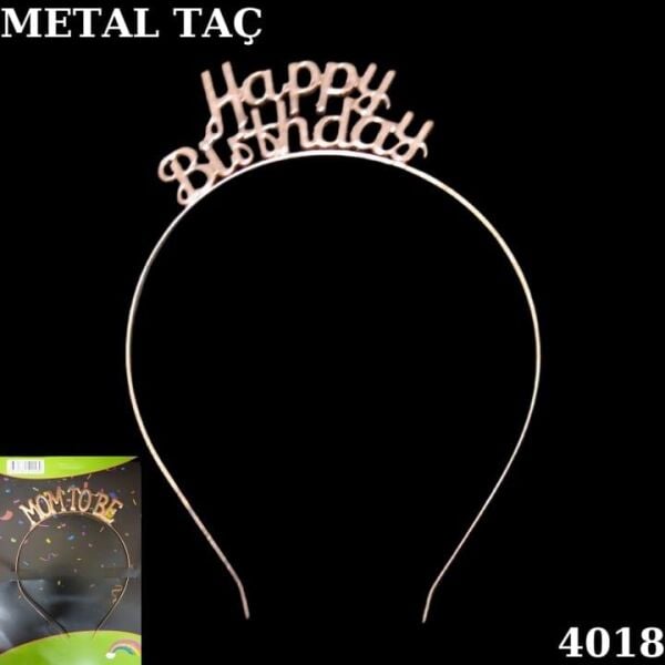 Tac Metal Happy Birthday Bronz 651 Min