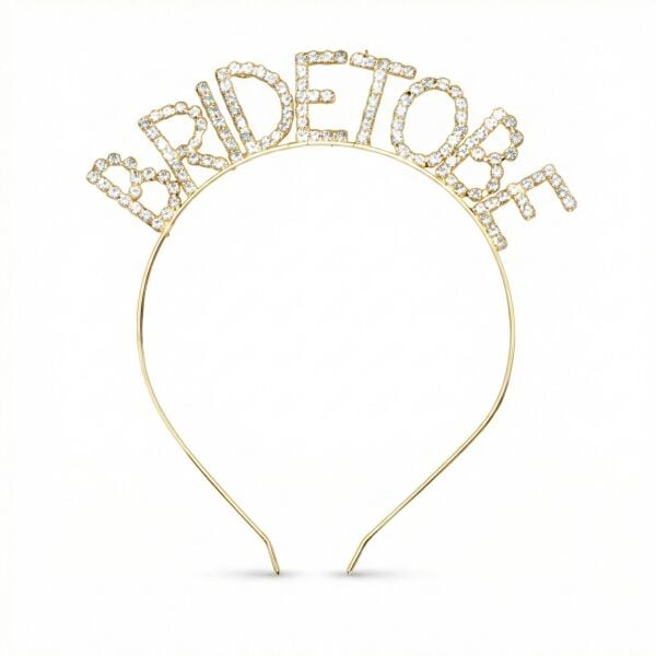 Tac Tasli Metal Bride To Be Gold 2887 Min