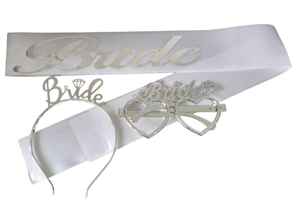 Bride Beyaz Gumus Min